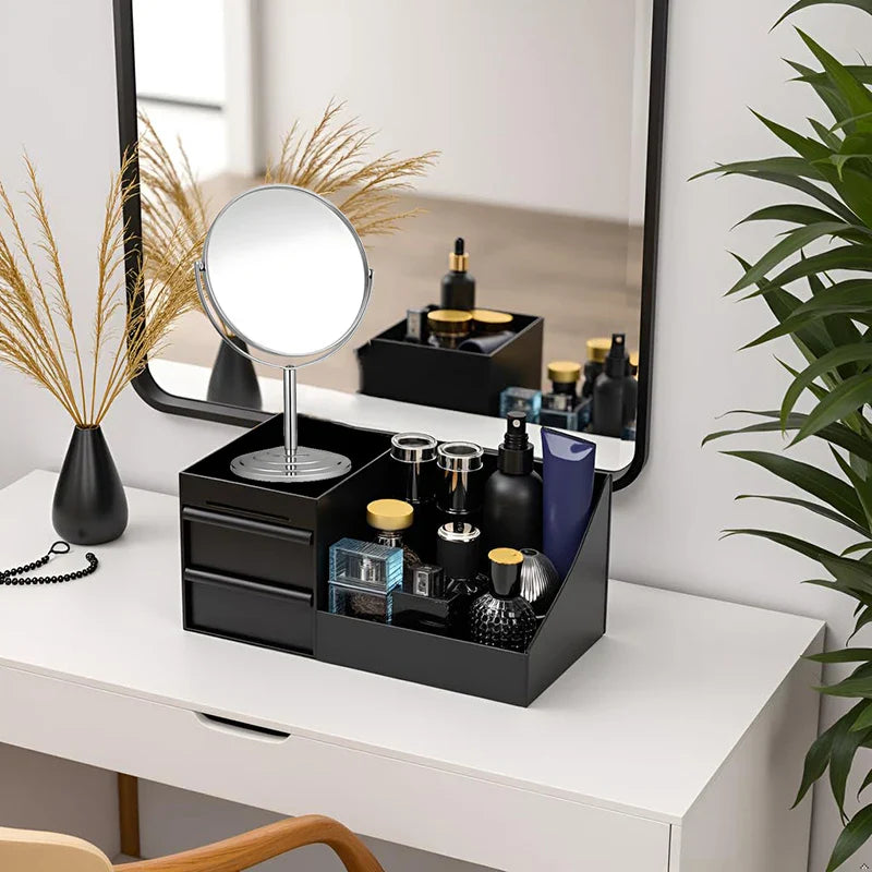 Sleek Cologne Organizer with Drawers