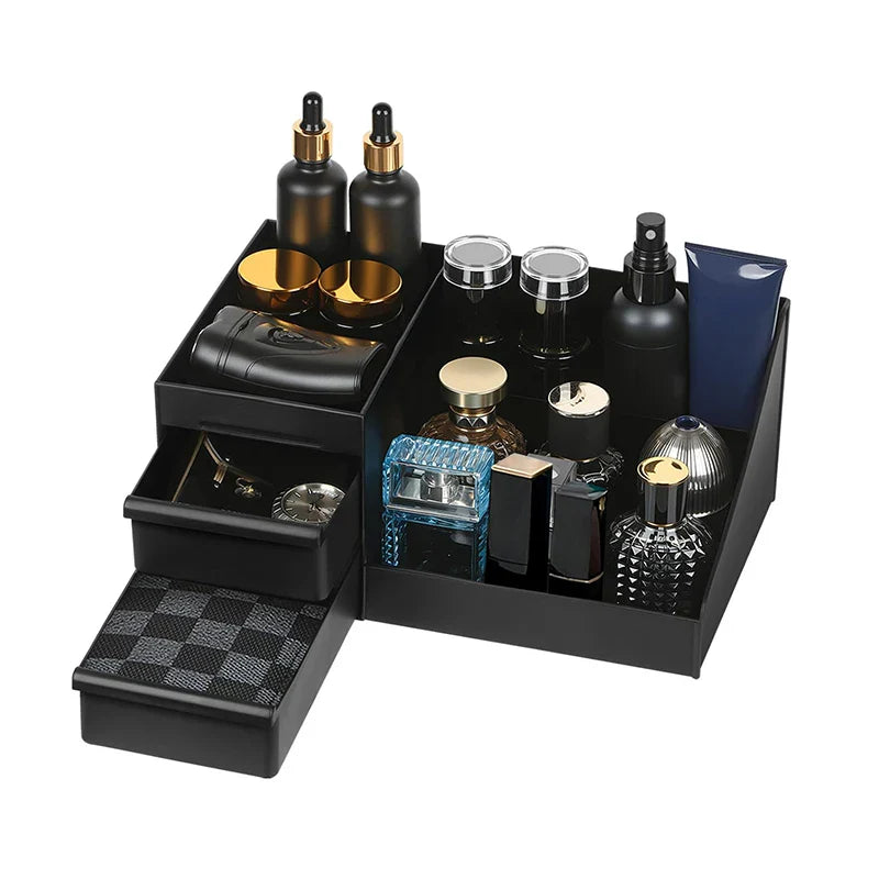 Sleek Cologne Organizer with Drawers