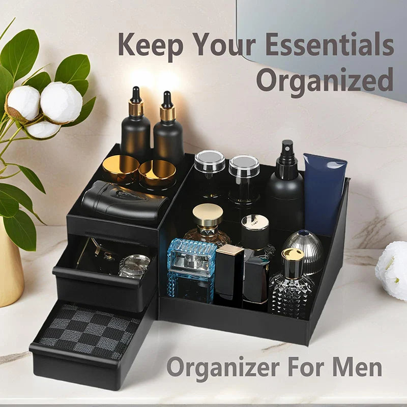 Sleek Cologne Organizer with Drawers